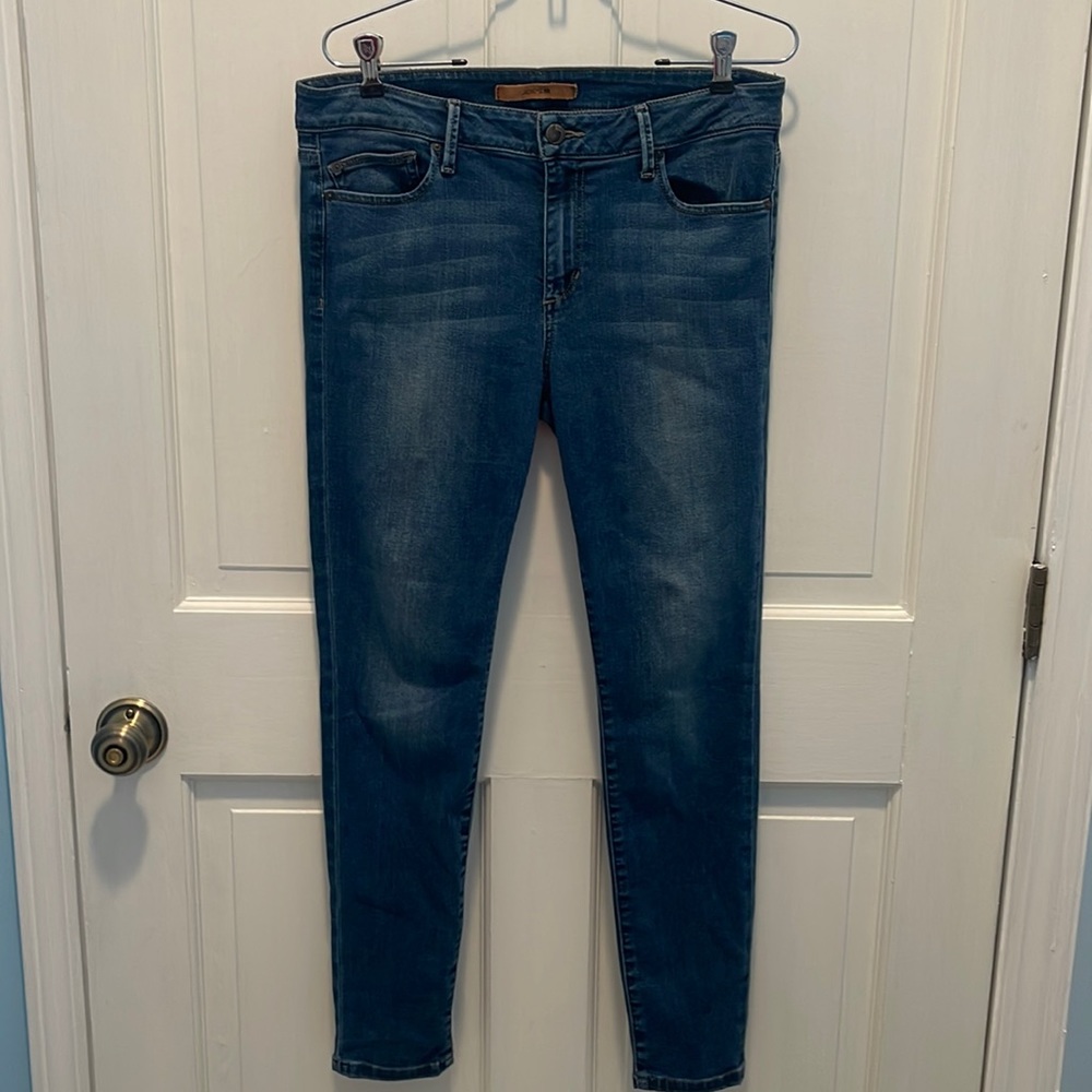 Joes Flawless Women 30 The Icon Roslie Mid Rise Skinny Blue Denim Ankle Jeans